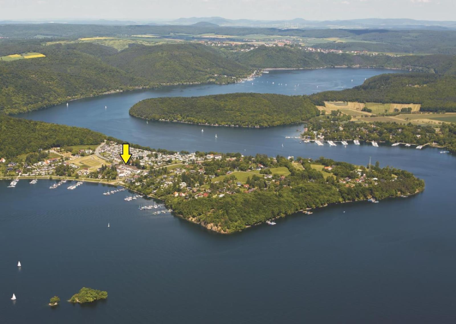 Kleine Seepause Am Edersee Scheid  エクステリア 写真